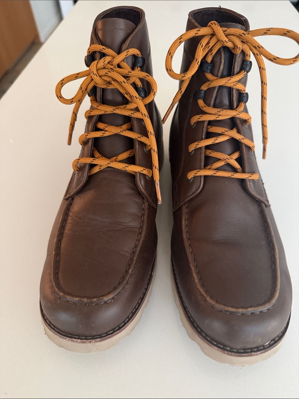 UGG Highland Hi Heritage Brown Leather Moc Toe Boots 1108264 Size 8.5